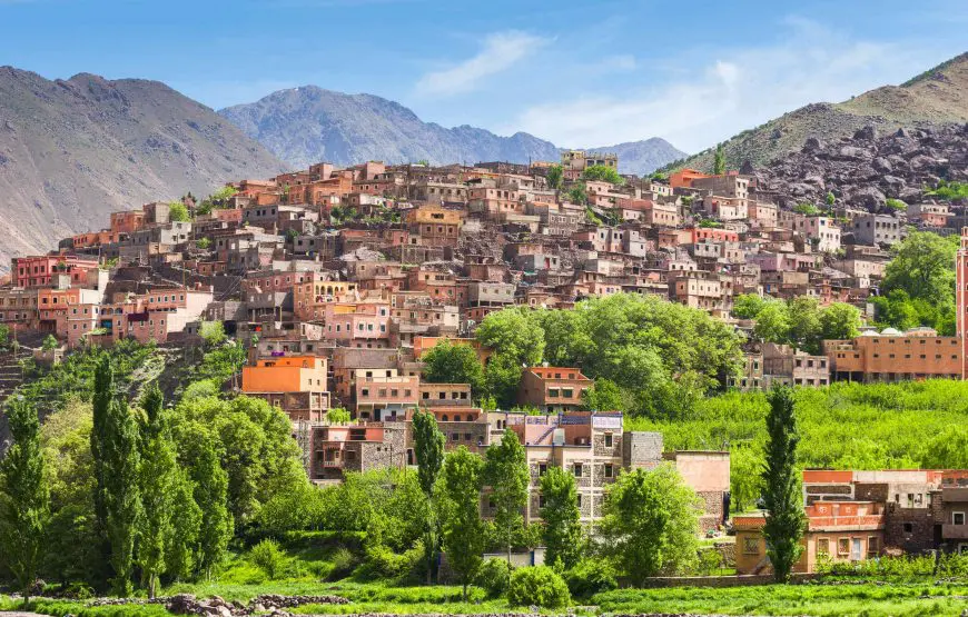 Imlil village in the High Atlas Mountains